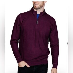 TailorByrd Mens Quarter-Zip Long Sleeve